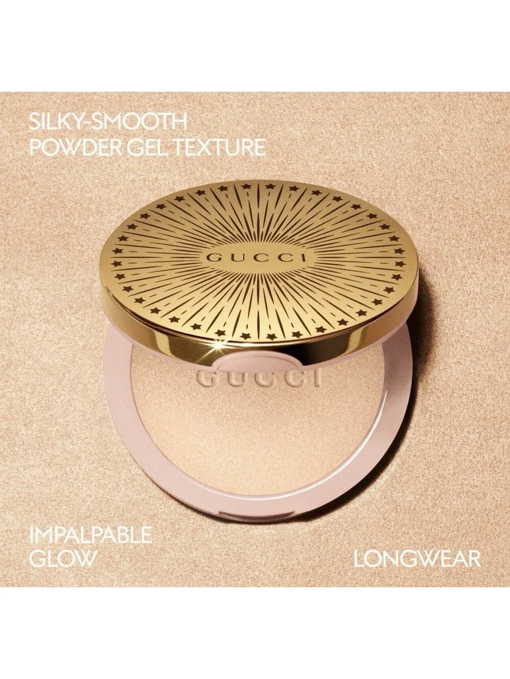 Gucci Glow Highlighter Multi Use Silky Illuminating Powder Warm Gold 03NIB